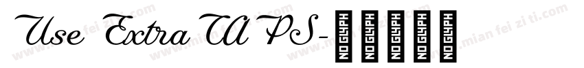 Use ExtraCAPS字体转换